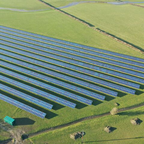 1MW Ground mounted Solar PV system near Caersws