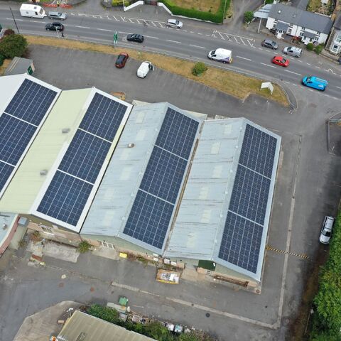 160 kW Roof mounted solar PV system.